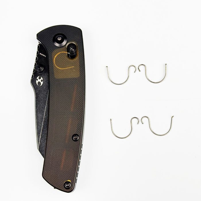 KANSEPT Springs for Spring Replacement Compatible with Main Street Crossbar Lock Knife