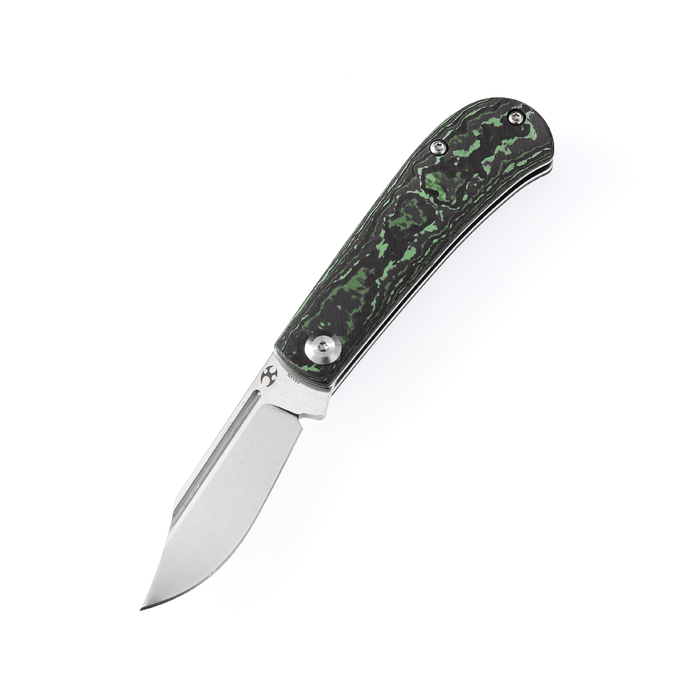 KANSEPT Slip Joint Lock Knife Jungle Wear Carbon Fiber Handle (2.9'' CPM-S35VN Blade) Nick Swan Design-K2026S4