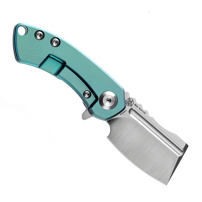 KANSEPT Mini Korvid Flipper knife Bronze Titanium Handle (1.45'‘ CPM-S35VN Blade ) Koch Tools Design-K3030A7