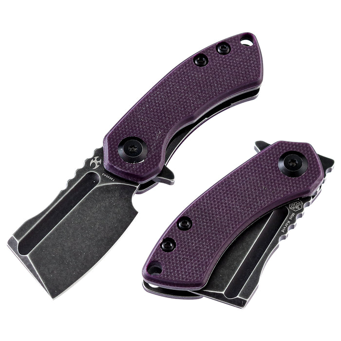 KANSEPT Mini Korvid  Purple G10 Handle (1.45'' 154CM Blade) Koch Tools -T3030A3