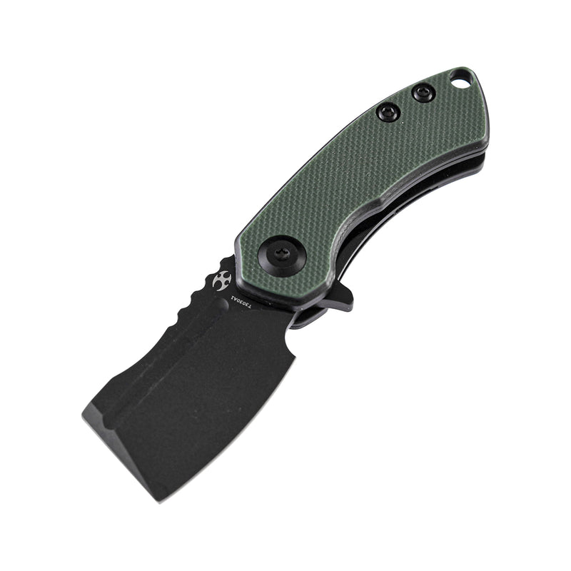 KANSEPT Mini Korvid  Flipper Knife OD Green G10 Handle (1.45'' 154CM Blade) Koch Tools  Design-T3030A1