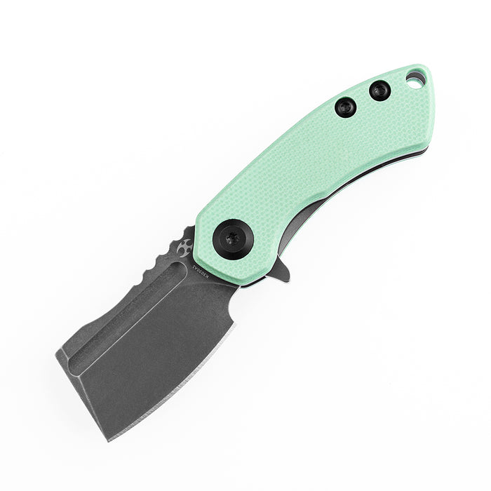 KANSEPT Mini Korvid Flipper knife Tiffany Blue G10 Handle (1.45'‘CPM-S35VN Blade ) Koch Tools Design-K3030A1