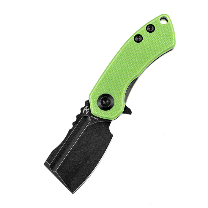 KANSEPT Mini Korvid  Flipper Knife Green G10 Handle (1.45'' 154CM Blade) Koch Tools Design -T3030A8