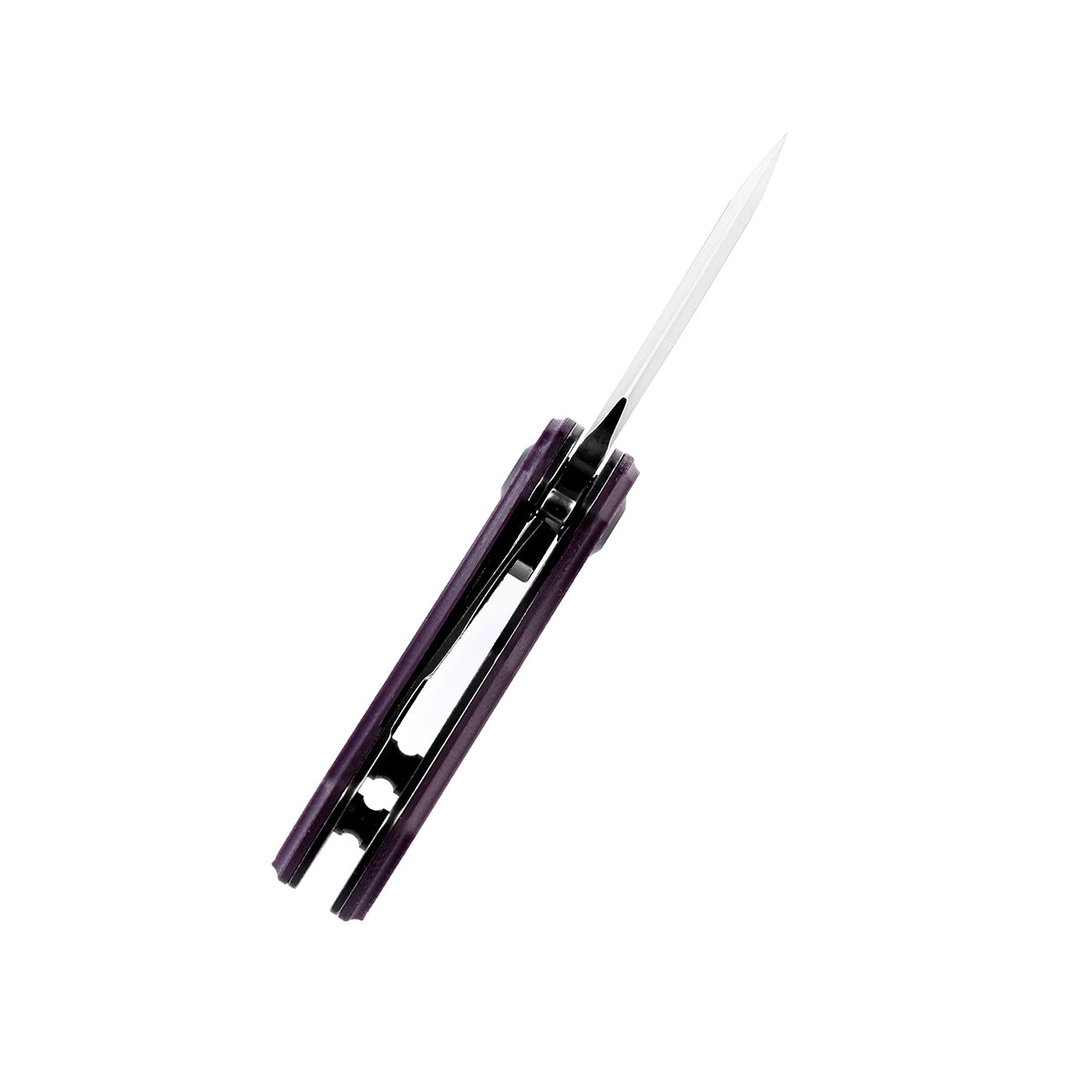 KANSEPT Mini Korvid Purple G10 Handle (1.45'' 154CM Blade) Koch