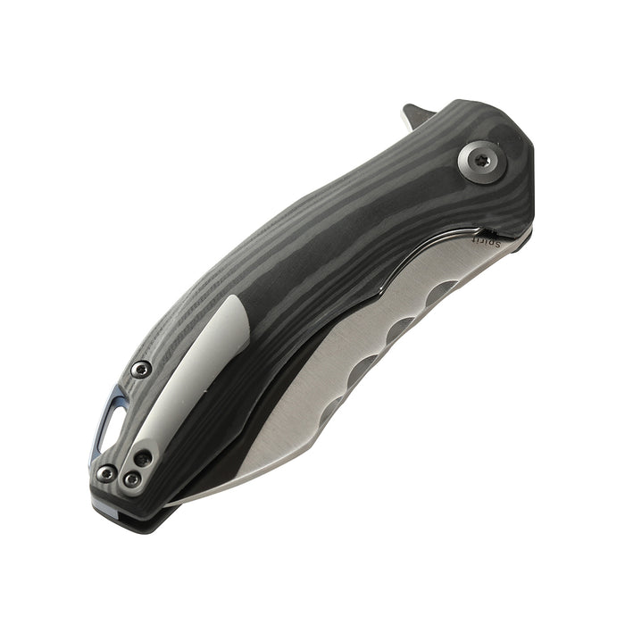 KANSEPT Spirit Flipper Knife Carbon Fiber Handle (3.50" CPM S35VN Blade) Kim Ning Design-K1002A8