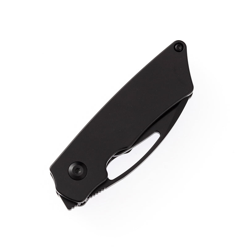 KANSEPT Goblin Black Anodized Titanium Handle( 2.18" CPM-S35VN) Noble Knives Design-K2016A2