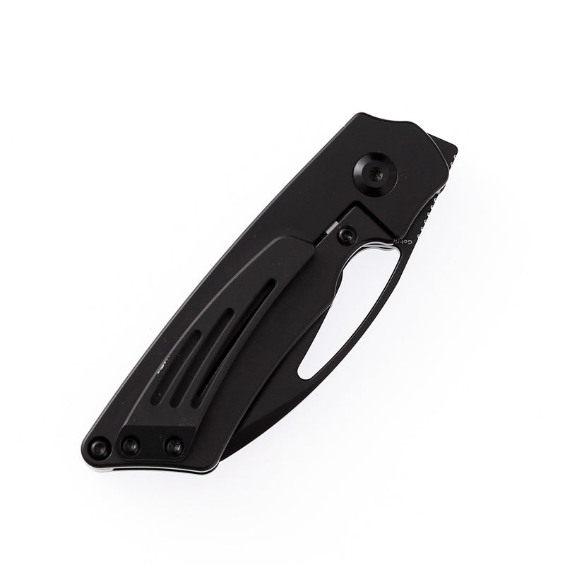 KANSEPT Goblin Black Anodized Titanium Handle( 2.18" CPM-S35VN) Noble Knives Design-K2016A2