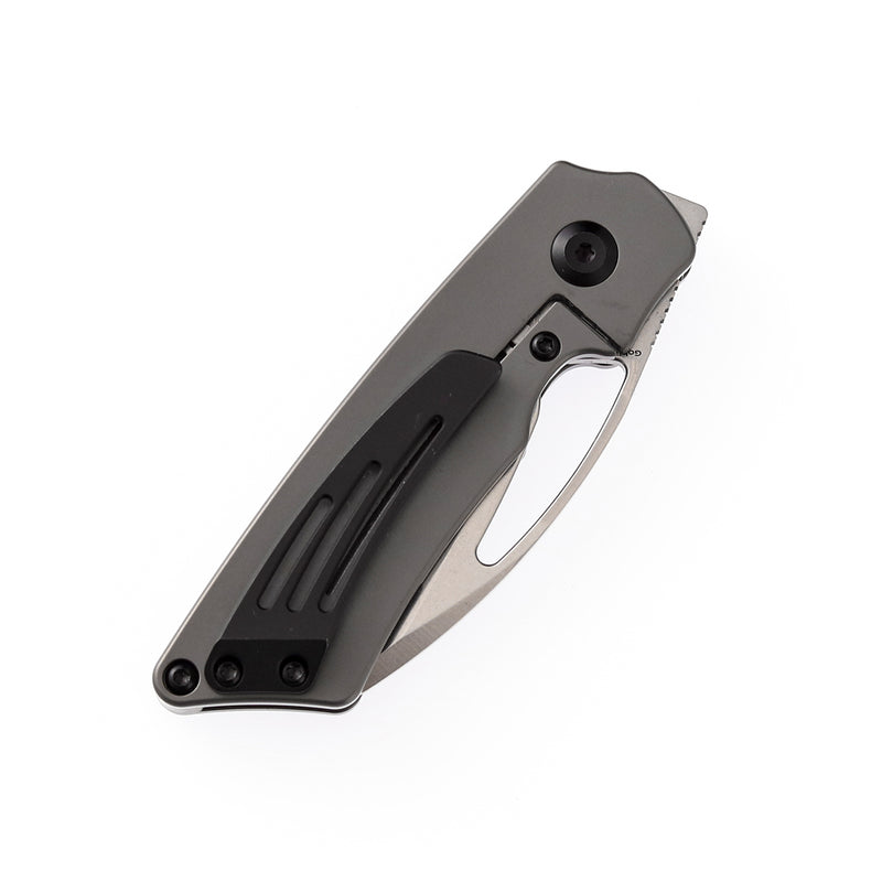 KANSEPT Goblin Thumb Hole Gray Anodized Titanium (2.18" CPM S35VN Blade) Noble Knives Design -K2016A1