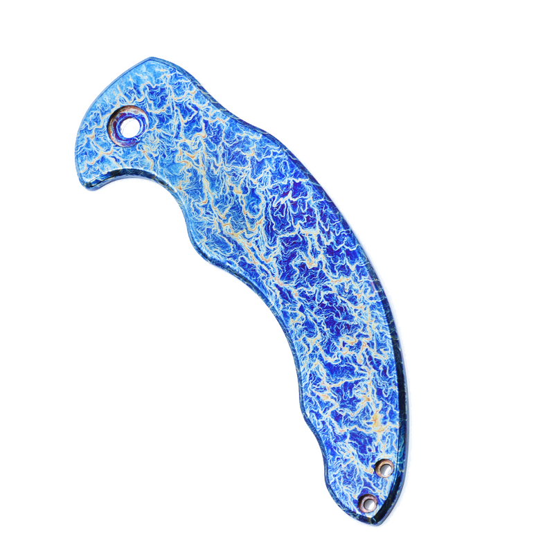 KANSEPT Gilgamesh | Lightning Strike Titanium Handle Scales Kit