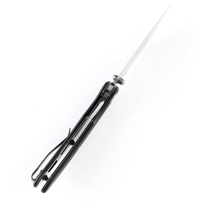 KANSEPT Nesstreet Thumb Hole Knife  Black G10 Handle (3.58''154CM Blade) Karambit Maker-T1039A1