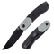 Reverie T2025B1 Black Stonewashed 154CM Blade Gray and Black G10 Handle Design by Justin Lundquist