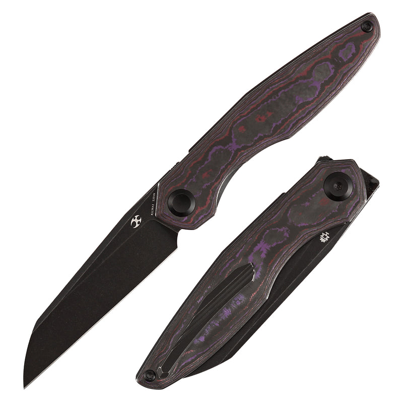 Kansept Halide | Liner Lock | Purple Haze Fatcarbon | 3.2" CPM S35VN Blade | James Arnold Design | K1136A3