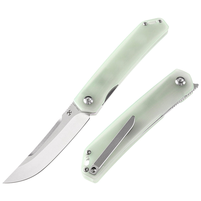 Hazakura T1019C3 154CM Blade Natural G10 Handle with MaxTkachuk Design