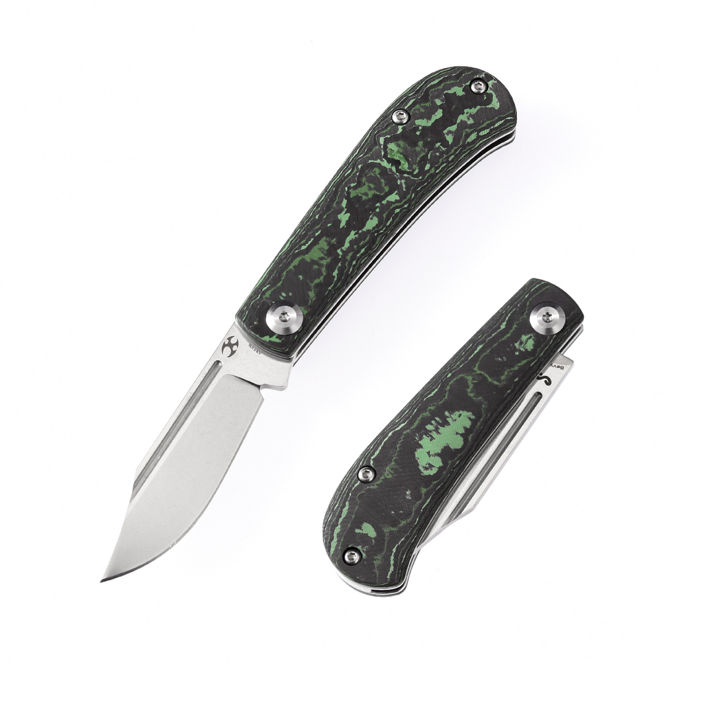 KANSEPT Slip Joint Lock Knife Jungle Wear Carbon Fiber