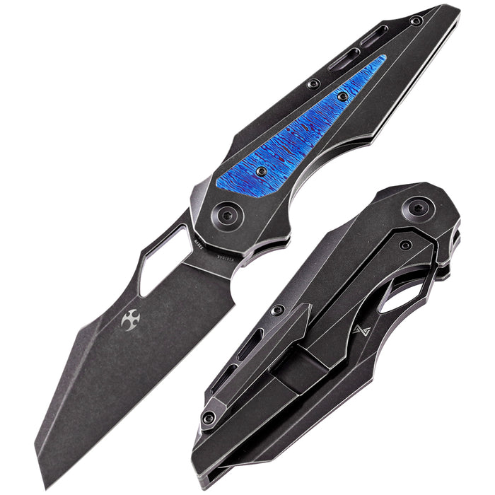 Genesis K1010A6 Jelly Jerry Titanium Handle + Timascus Inlay Handle CPM-S35VN Blade
