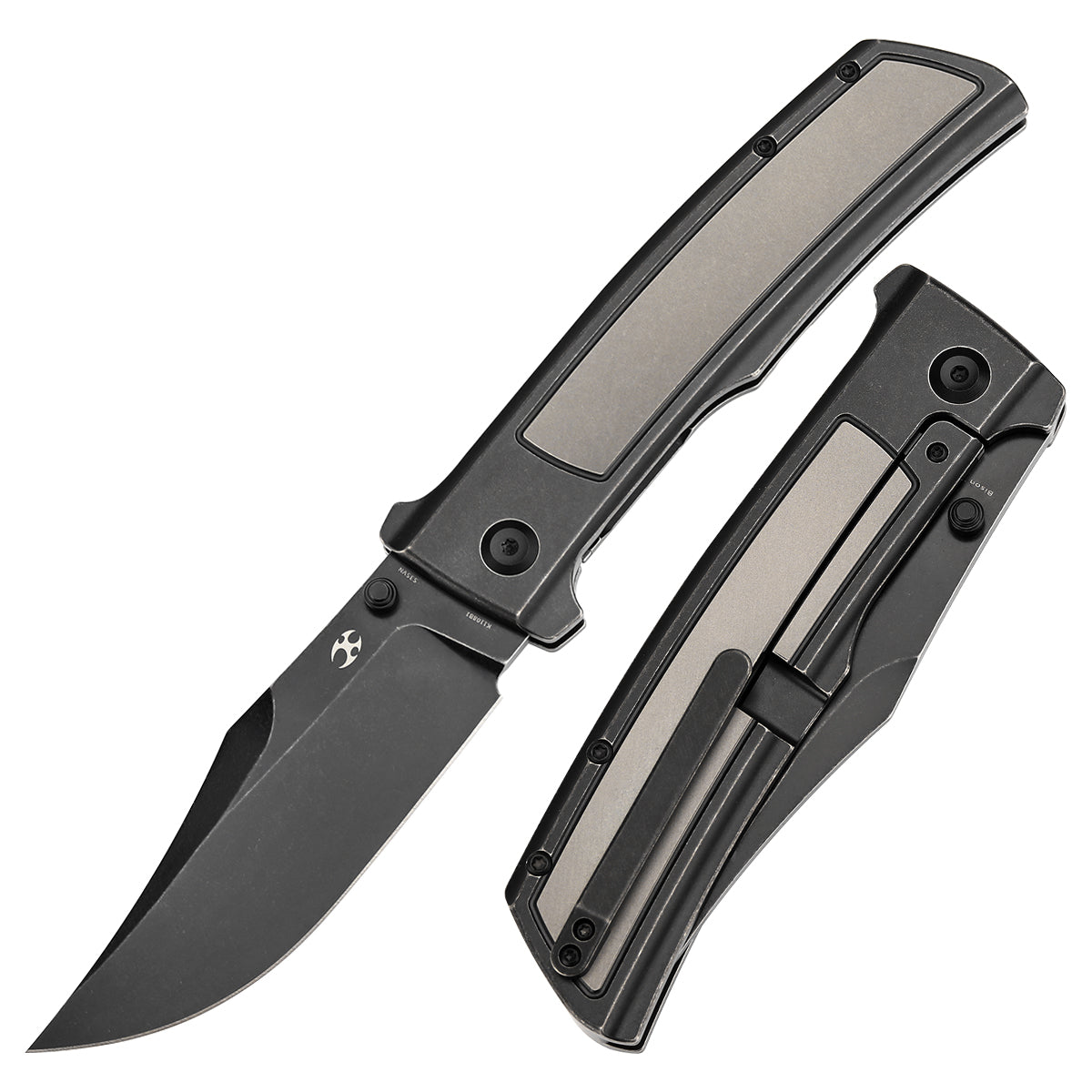KANSEPT Bison Thumb Stub Blackwash Titanium Handle 4.25