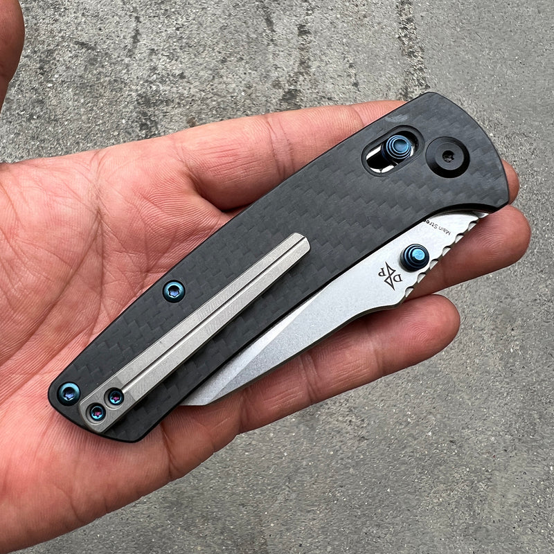 KANSEPT Main Street 3D Sliver Milled Titanium Pocket Clip--T1015