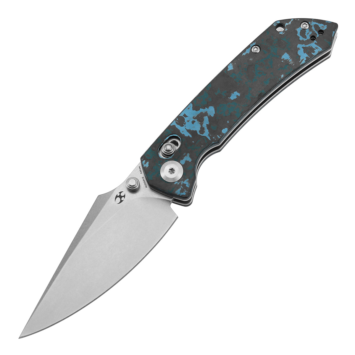 KANSEPT Fenrir Crossbar Lock Knife Arctic Storm Carbon Fiber