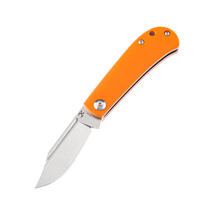 KANSEPT Bevy Slip Joint Knife Orange G10 Handle (2.45'' 154CM Blade)Nick Swan Design-T2026S8