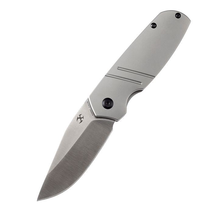 Turaco K2049A1 Satin CPM-S35VN Blade Bead Blasted Titanium Handle Jared Price Design
