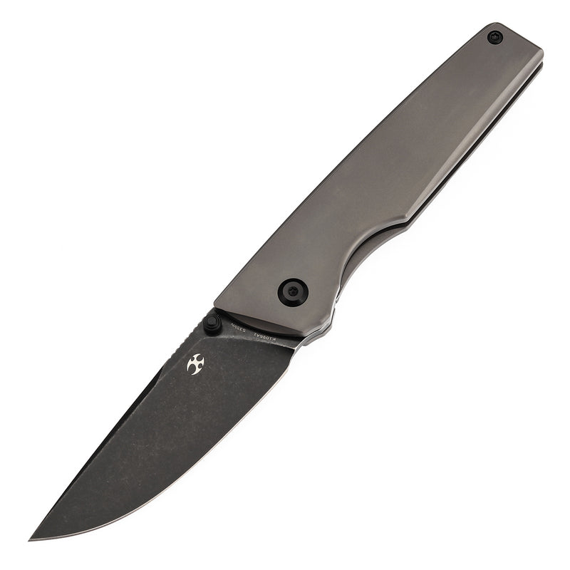 KANSEPT Chimera Thumb Stub Bronze Anodized Titanium Handle (3.15" CPM S35VN Blade) with Matsey Design-K1096A1