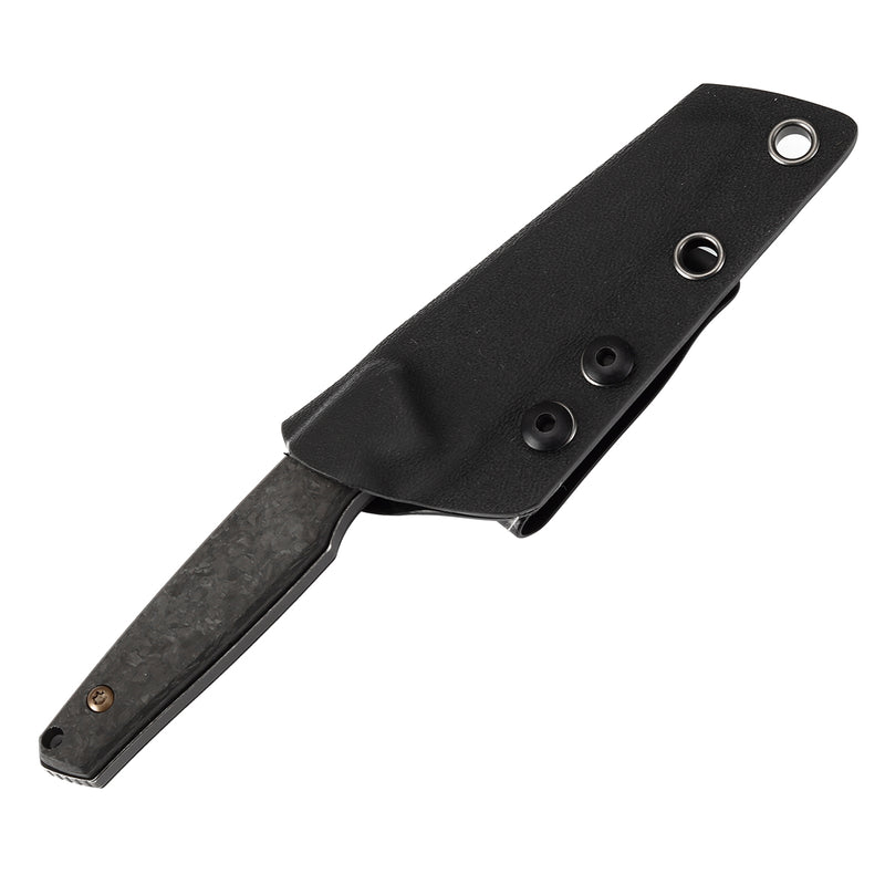 KANSEPT Fixed Blade Parr Shred Carbon Fiber Handle (3.12" CPM S35VN Blade) with Jonathan Styles Design-G011A1