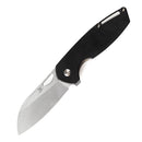 KANSEPT Model 6 Flipper/Thumb Hole Knife  Black G10 Handle (3.1'' 154CM Blade) -T1022A1