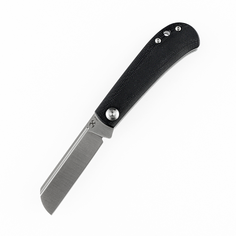 KANSEPT Bevy Slip Joint Knife Black G10 Handle (2.9'' 154CM Blade)Nick Swan Design-T2026F1