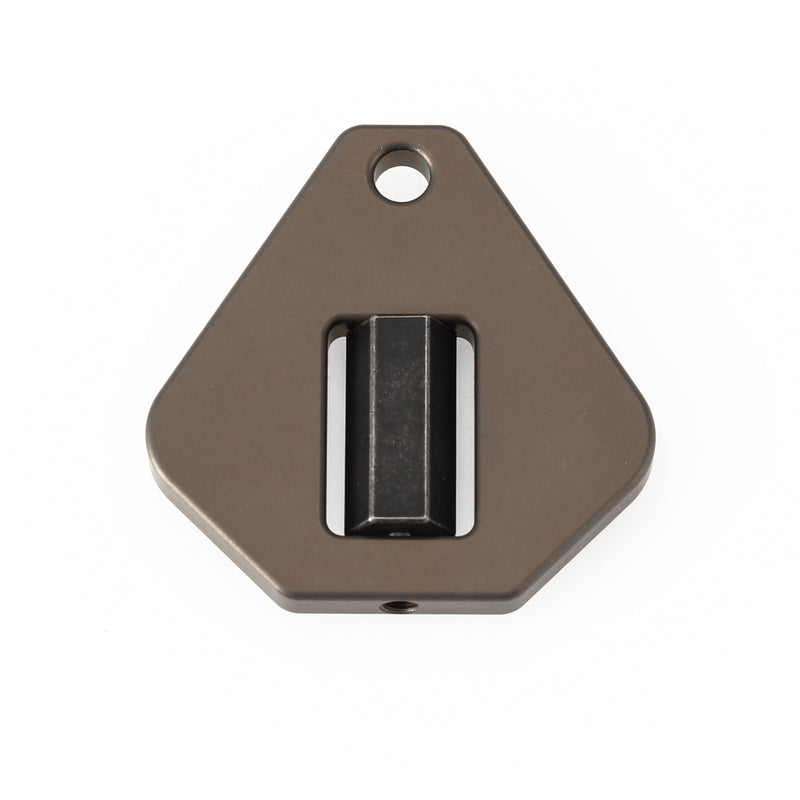 Kansept EDC Titanium G012A2 Twister – Bronze Anodized Ti with Antique Blackwash Spinner EDC Fidget Tool for Everyday Stress Relief