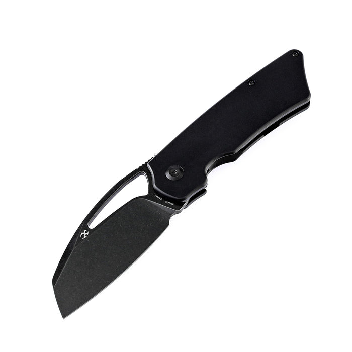 Kansept Goblin XL Thumb Hole Knife Black Anodized Titanium Handle ( 3.50''CPM-S35VN Blade) Marshall Noble Design-K1016A2