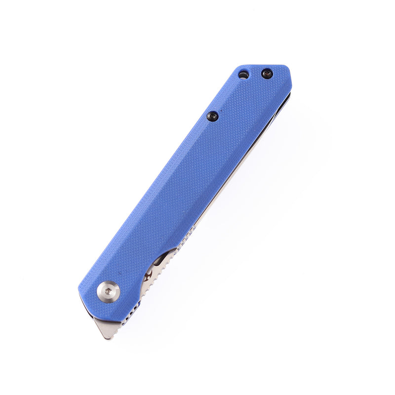 KANSEPT Prickle Flipper Knife Blue G10 Handle (3.53''154CM Blade) Max Tkachuk Design-T1012A4