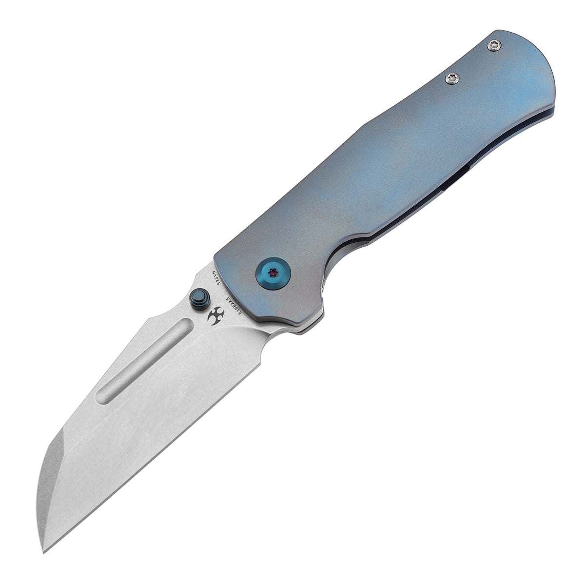 KANSEPT Dreadnaught Thumb Stubs Blue Anodized Titanium Handle