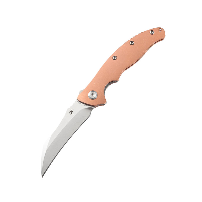 Copperhead K1017A4  CPM-S35VN  Blade Copper + Stainless Steel Handle with Branton/Ehlers Design