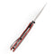 KANSEPT Nesstreet Thumb Hole Knife  Black & Red G10 Handle (3.58''154CM Blade) Karambit Maker-T1039A2