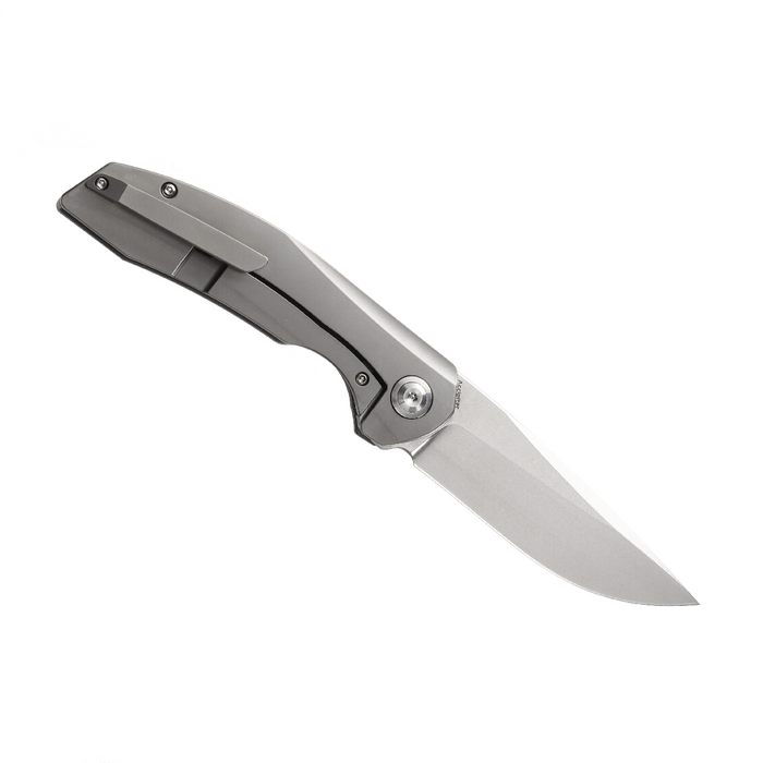 KANSEPT Accipiter  Flipper Knife Carbon Fiber+ Titanium  Handle (3.5'' CPM-S35VN Blade)Kim Ning Design -K1007A2