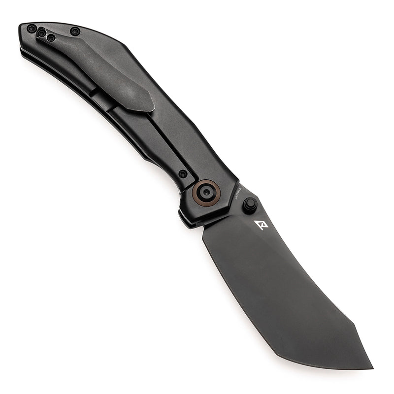 KANSEPT Tipper Thumb Stub Knife Bronze Anodized Titanium Handle(3.38'' CPM S35VN Blade)Edgy Bladeworks Design-K1079A5