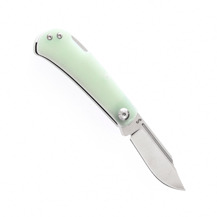KANSEPT Wedge Back Lock Knife Natural G10 Handle (2.9'' 154CM Blade) Nick Swan Design-T2026B6