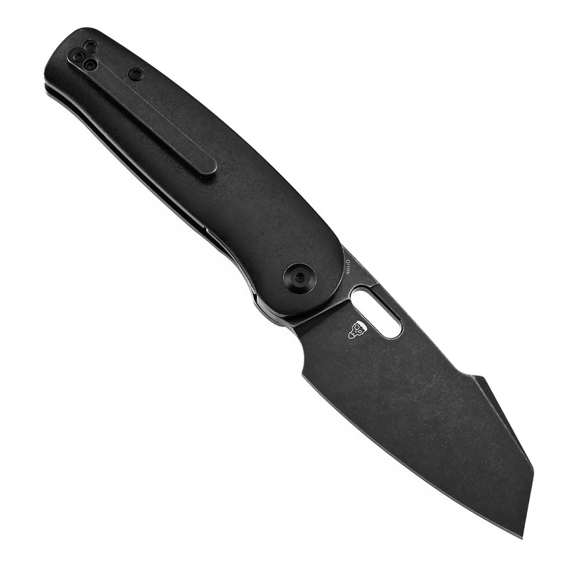 KANSEPT Orlok Thumb Hole Blackwash Titanium (3.03" CPM S35VN) Terry Cour II Design- K2111A1