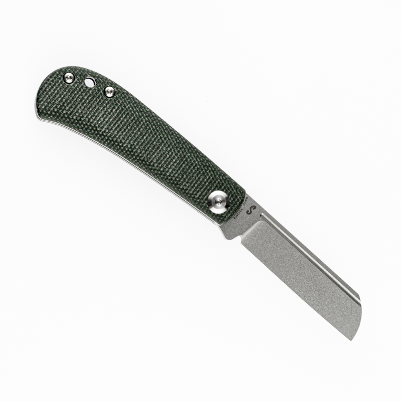 KANSEPT Bevy Slip Joint Knife Green Micarta Handle (2.9'' 154CM Blade)Nick Swan Design-T2026F2