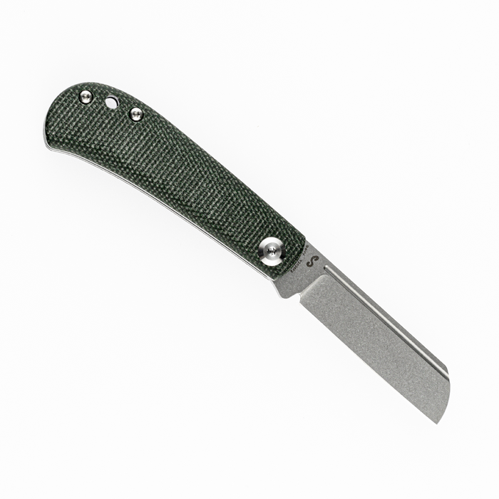 KANSEPT Bevy  Slip Joint Knife Green Micarta Handle (2.9'' 154CM Blade)Nick Swan Design-T2026F2