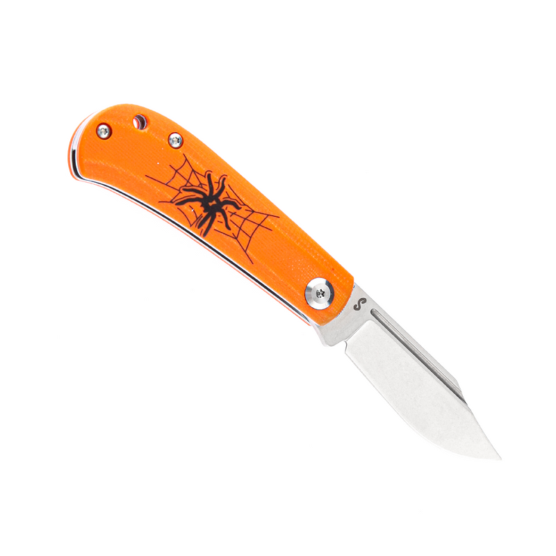 KANSEPT Bevy Slip Joint Knife Orange G10 Handle (2.45'' 154CM Blade)Nick Swan Design-T2026SW
