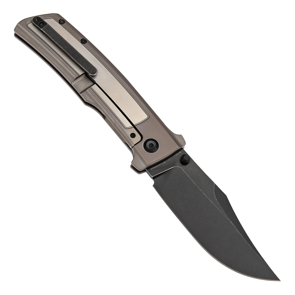 KANSEPT Bison Thumb Stub Bronze Anodized Titanium Handle