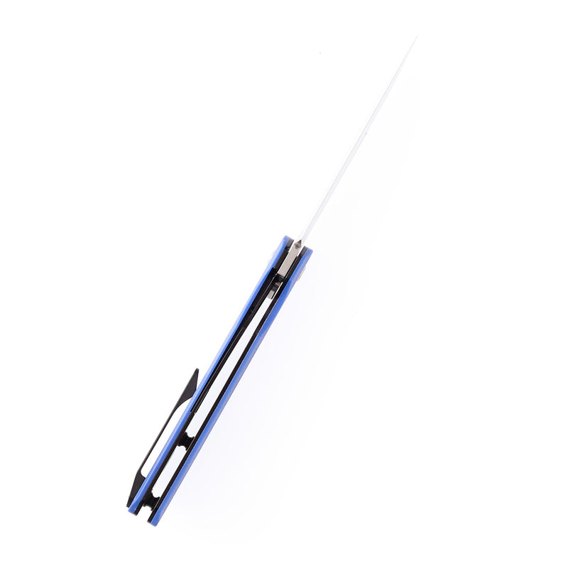 KANSEPT Prickle Flipper Knife Blue G10 Handle (3.53''154CM Blade) Max Tkachuk Design-T1012A4