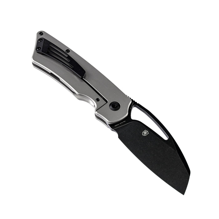 Kansept Goblin XL Thumb Hole Knife Titanium Handle ( 3.50''CPM-S35VN Blade) Marshall Noble Design-K1016A1