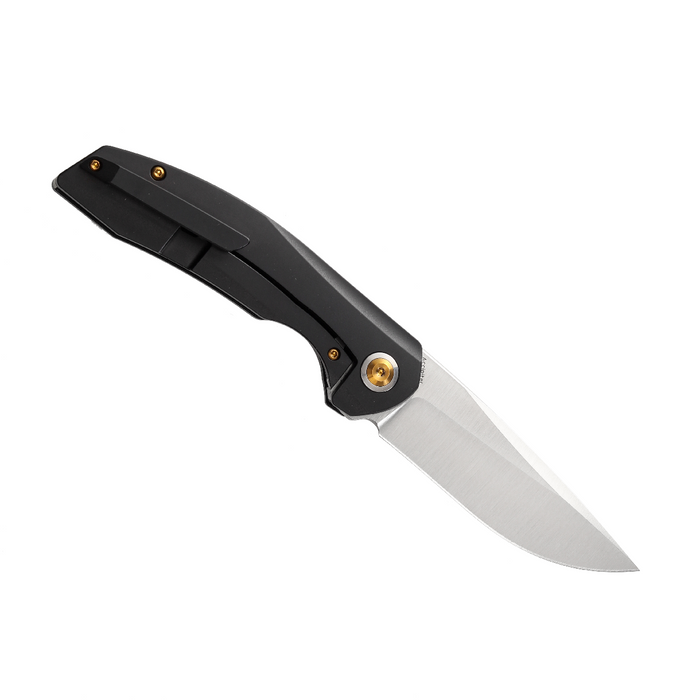 KANSEPT Accipiter Flipper Knife Copper+ Titanium Handle (3.5'' CPM-S35VN Blade)Kim Ning Design -K1007A5