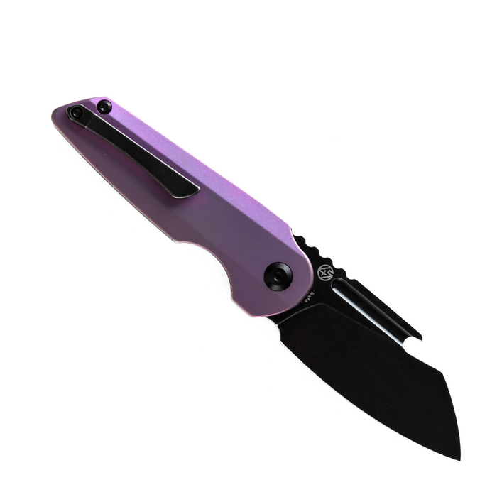 KANSEPT Rafe Flipper Knife Purple Anodized Titanium Handle (2.6'' CPM-S35VN Blade)4T5 Design -K2048A4