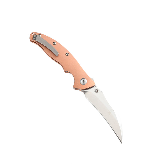 Copperhead K1017A4  CPM-S35VN  Blade Copper + Stainless Steel Handle with Branton/Ehlers Design