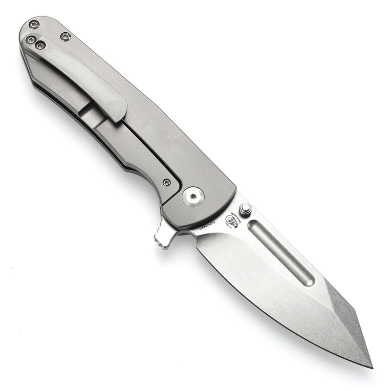KANSEPT Superhawk Flipper Knife Titanium Handle(3.89''CPM S35VN Blade) Warhawk Knives Design-K1084A4