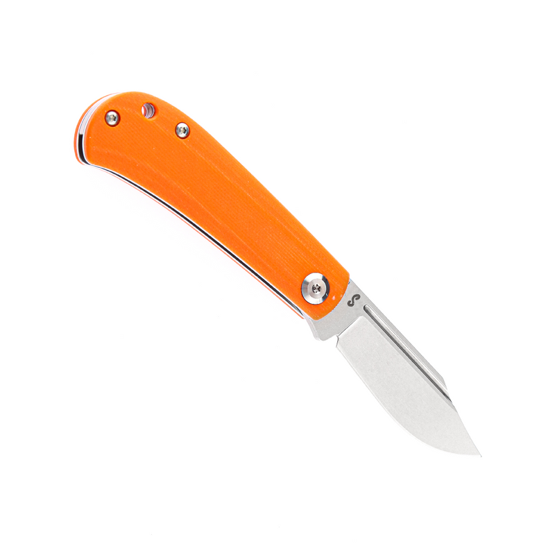 KANSEPT Bevy Slip Joint Knife Orange G10 Handle (2.45'' 154CM Blade)Nick Swan Design-T2026S8