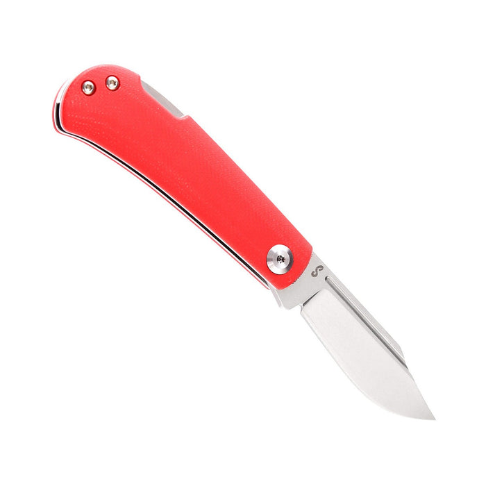 KANSEPT Wedge Back Lock Knife Red G10 Handle (2.45'' 154CM Blade) Nick Swan Design-T2026B2